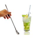 Colher Bailarina Para Suco Drinks Em Aço Inox 30cm