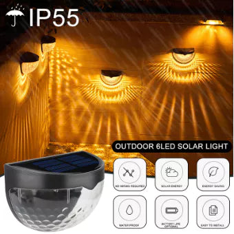 Lâmpadas Solares Para Exterior Decore Seu Jardim Com Energia Renovável Lâmpadas De Parede Escada