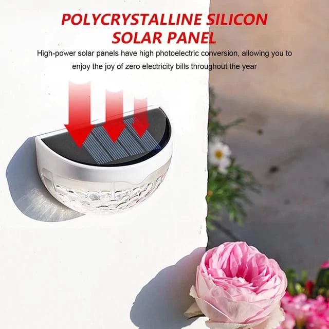 Lâmpadas Solares Para Exterior Decore Seu Jardim Com Energia Renovável Lâmpadas De Parede Escada