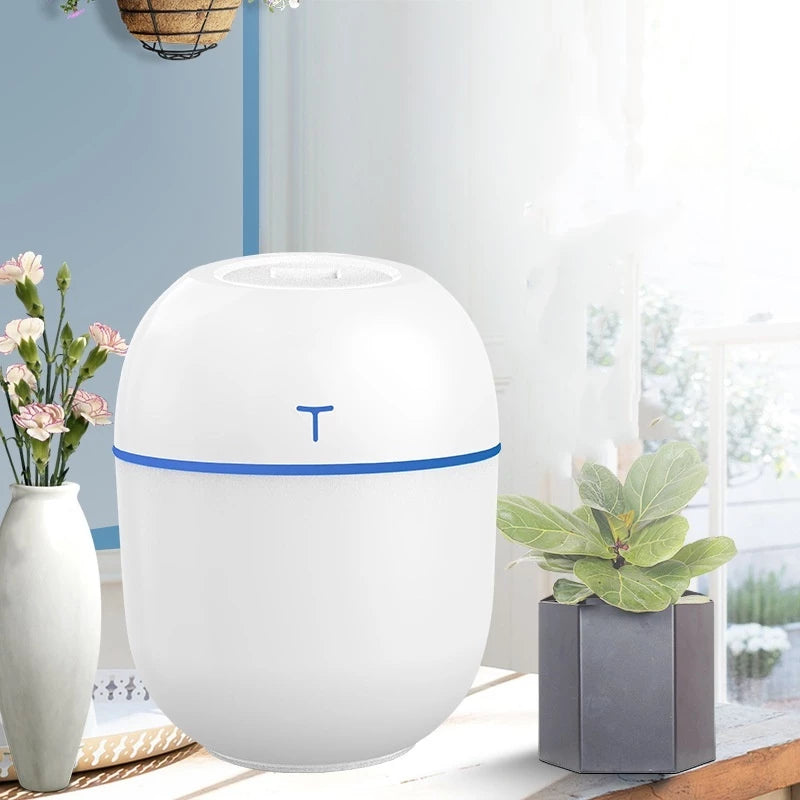 Umidificador De Ar Com Grande Capacidade Para Casa/Escritório Com Atmosfera Led Luz Noturna Lâmpada Casa Para Quarto