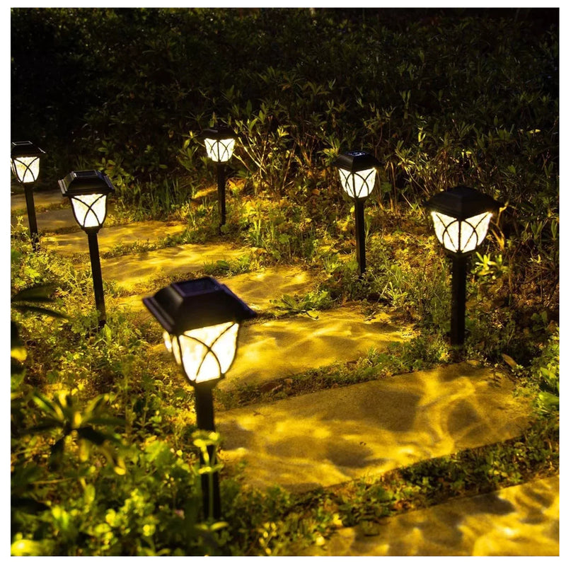 Luzes De Gramado E Jardim Com Energia Solar, Com Efeito De Sombra E Impermeáveis Para Decoração E Paisagismo