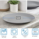 Jogo 4 Pratos Resistente Empilhável Reutilizável