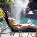Irrigador Pulverizador Mangueira Flex Névoa Refrescante Verão Ajustável Piscina Jardim Praia