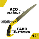 Serrote Profissional 40cm Aço Top para Poda de Galhos
