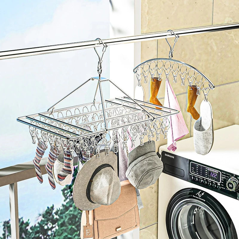 Varal 40 Prendedores Para Roupa Intima Para Calcinha Meia Cueca  Reforçado inox 20 Prendedores