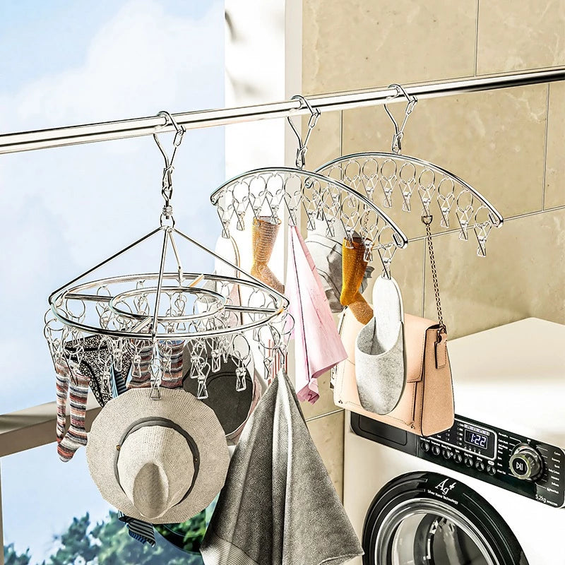 Varal 40 Prendedores Para Roupa Intima Para Calcinha Meia Cueca  Reforçado inox 20 Prendedores