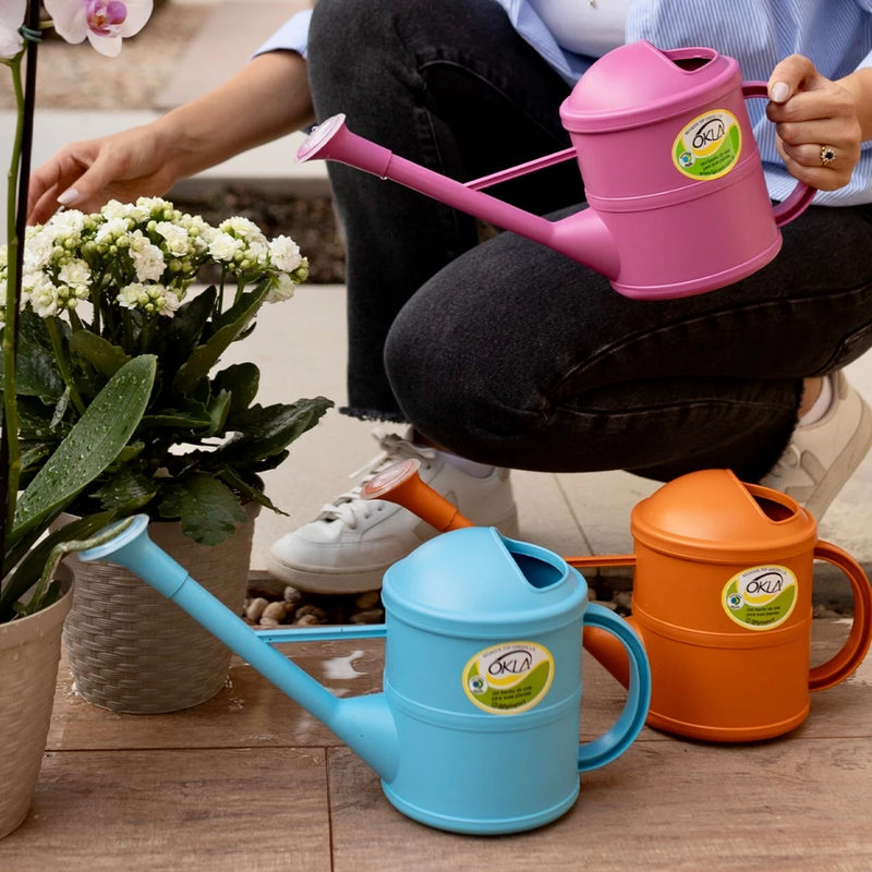 Regador plantas plástico 1,5L jardim jardinagem horta bico fino chuveiro