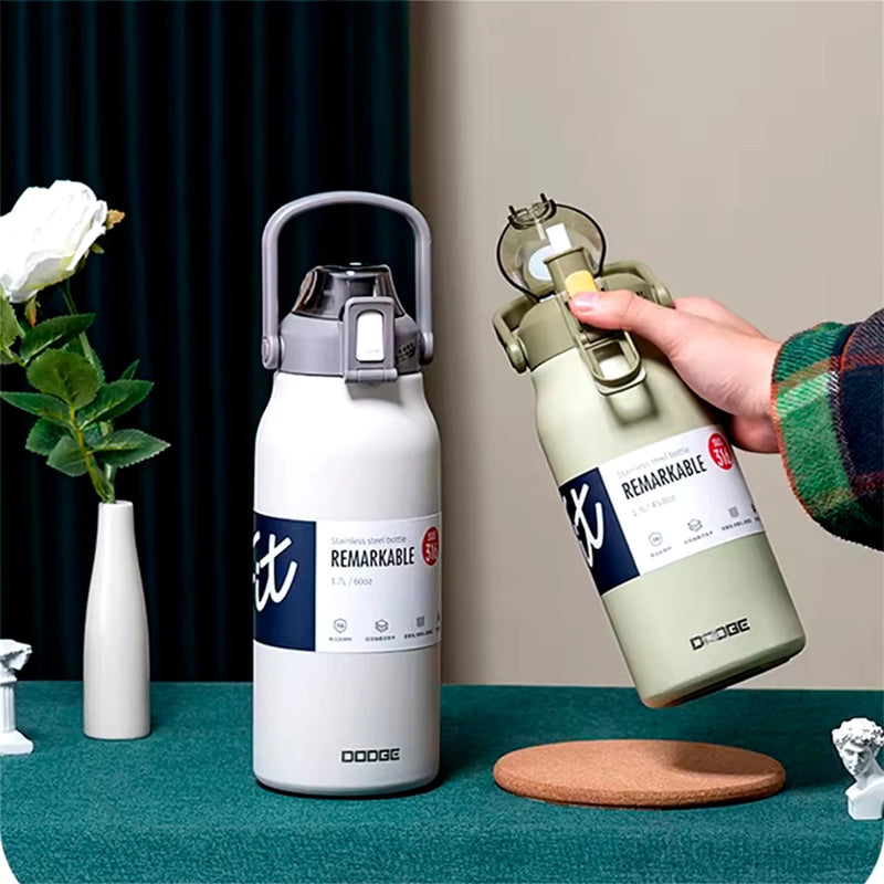 Garrafa Térmica De Viagem Inox 1700ml Com Isolamento A Vácuo Original YDTECH