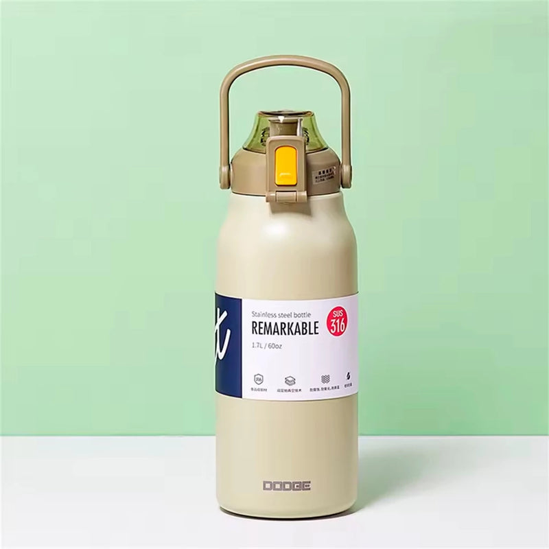 Garrafa Térmica De Viagem Inox 1700ml Com Isolamento A Vácuo Original YDTECH