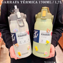 Garrafa Térmica De Viagem Inox 1700ml Com Isolamento A Vácuo Original YDTECH