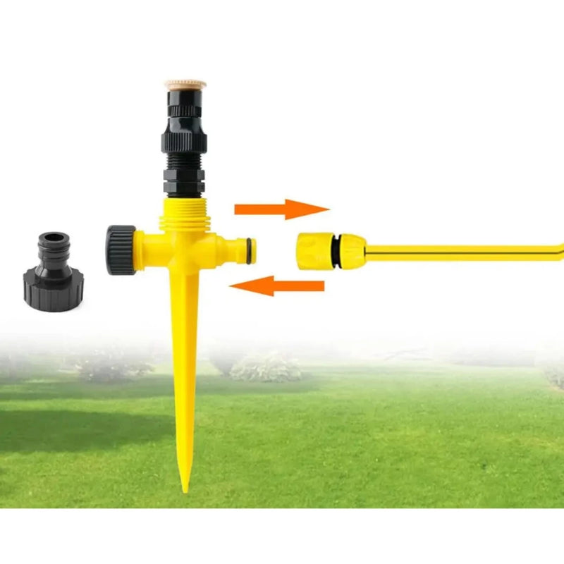 Aspersor Circular Para Irrigação de Garamado Jardim Hotalicia Pomar Plantas Capim