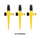 Aspersor Circular Para Irrigação de Garamado Jardim Hotalicia Pomar Plantas Capim