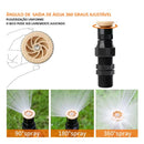 Aspersor Circular Para Irrigação de Garamado Jardim Hotalicia Pomar Plantas Capim