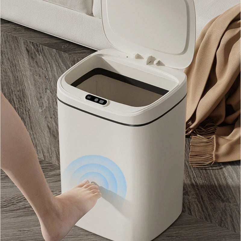 Lixeira com Sensor Automático Inteligente Abre Fácil 16 litros