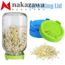 Nakazawa Germinação Vegetal Food Grade Plantadores Para Mason Jar Malha Cobertura Sprouting Tampa / Multicolor