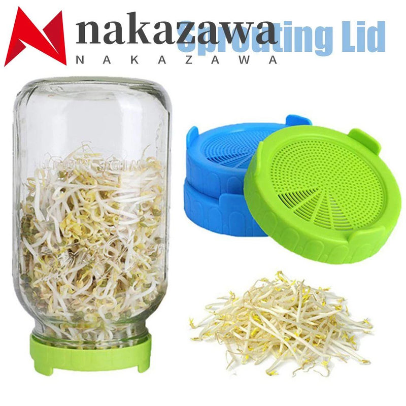 Nakazawa Germinação Vegetal Food Grade Plantadores Para Mason Jar Malha Cobertura Sprouting Tampa / Multicolor