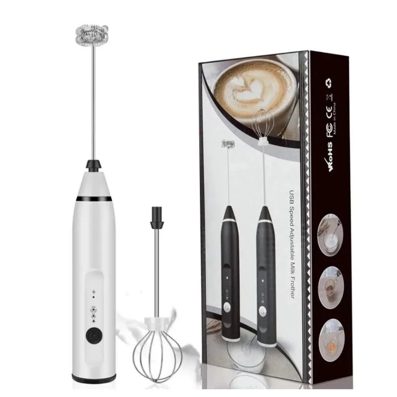 Batedor Misturador Mixer Elétrico para Bebidas Leite Café Clara de Ovos