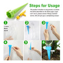 Kit 12 Gotejador Irrigador Acoplável Garrafa Planta Jardim