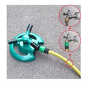 Aspersor Para Irrigação De Jardins E Horta 3 Saídas Rotativo 360