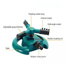 Aspersor Para Irrigação De Jardins E Horta 3 Saídas Rotativo 360