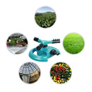 Aspersor Para Irrigação De Jardins E Horta 3 Saídas Rotativo 360