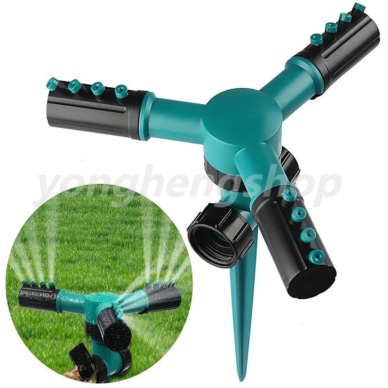 Aspersor Automático De Água De Jardim Rotativo 360 Graus Sistema De Irrigação De Gramado Bocal