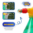 Kits 2 Pulverizador E Borrifador Para Garrafa Pet Manual Spray Para Jardinagem Adaptável Multiuso