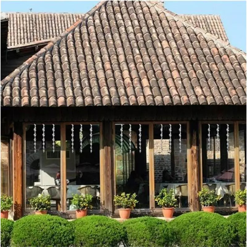 10pcs 30cmBird Ferramenta Repelente De Pássaros De Jardim À Prova De Vento , Dispositivo flash , Haste Espiral